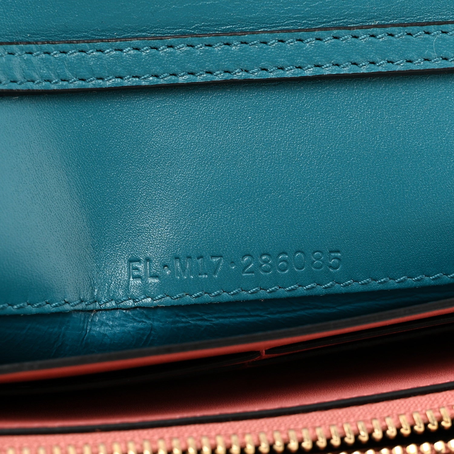 Calfskin Serpenti Forever Chain Wallet Blue - Image 7