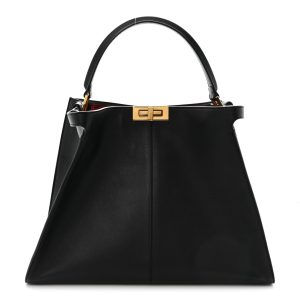 Vitello Seta Century Large Peekaboo X-Lite Black Fragola
