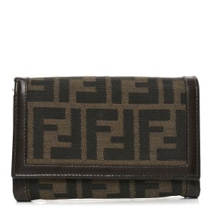 Zucca Compact Wallet Tobacco