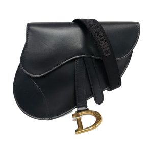 Saddle Calfskin Black