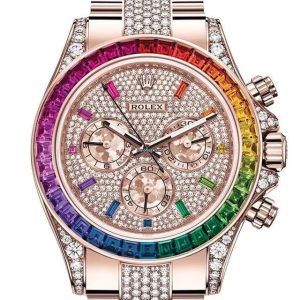 Rolex 2019 Daytona 116595RBOW Full Diamond Pave