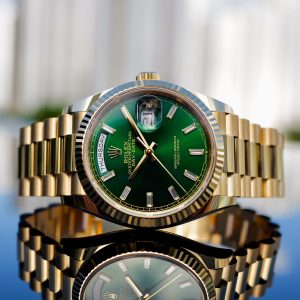 Rolex 2024 Day-Date 36mm Green Dial 128238