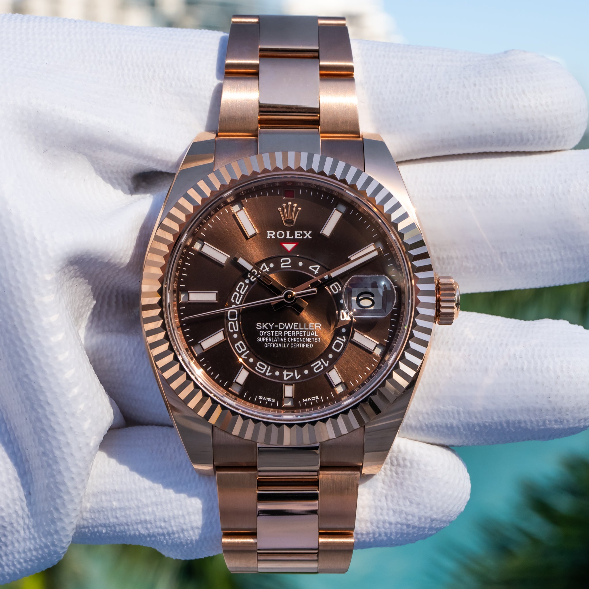 Rolex 2022 Sky-Dweller 336935 Chocolate - Image 3