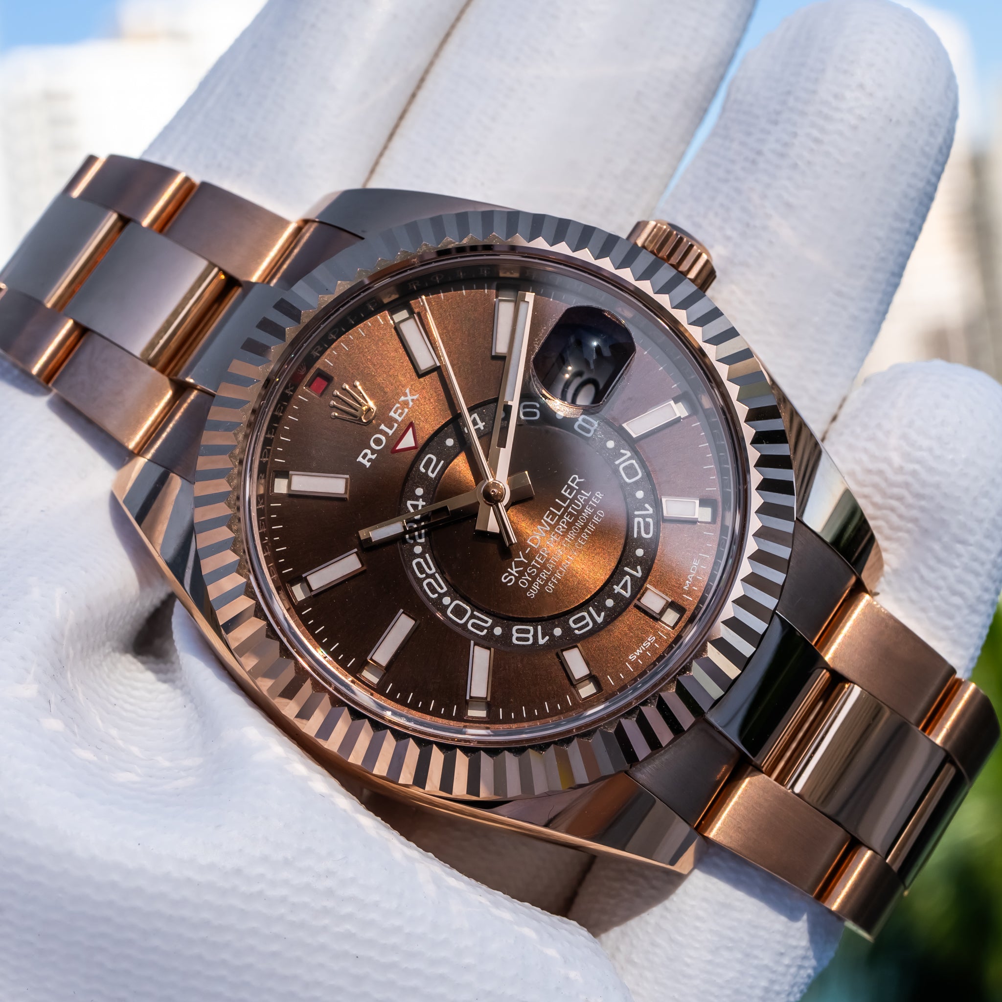 Rolex 2022 Sky-Dweller 336935 Chocolate - Image 4