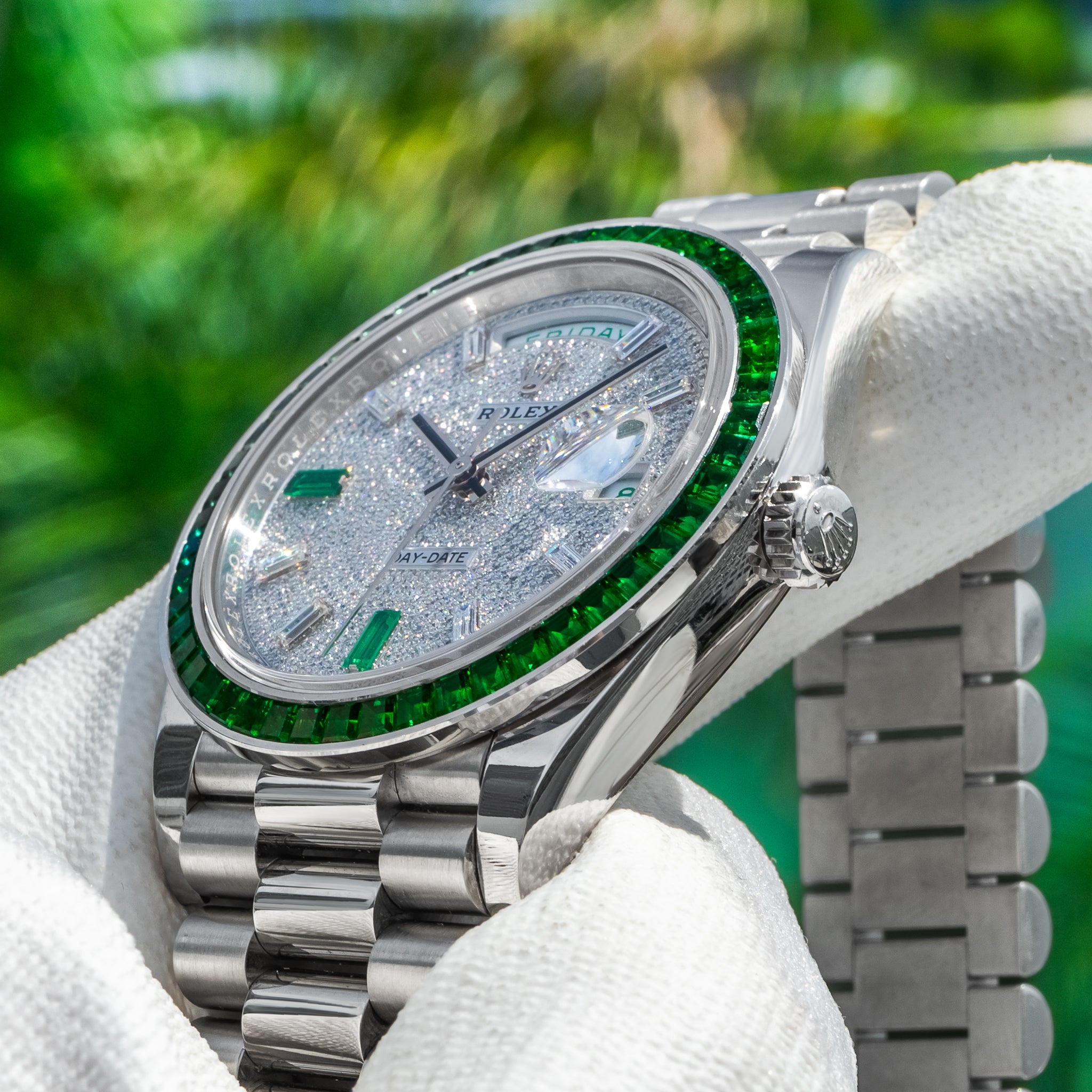 Rolex Day-Date 228396TEM Emerald 40mm - Image 7