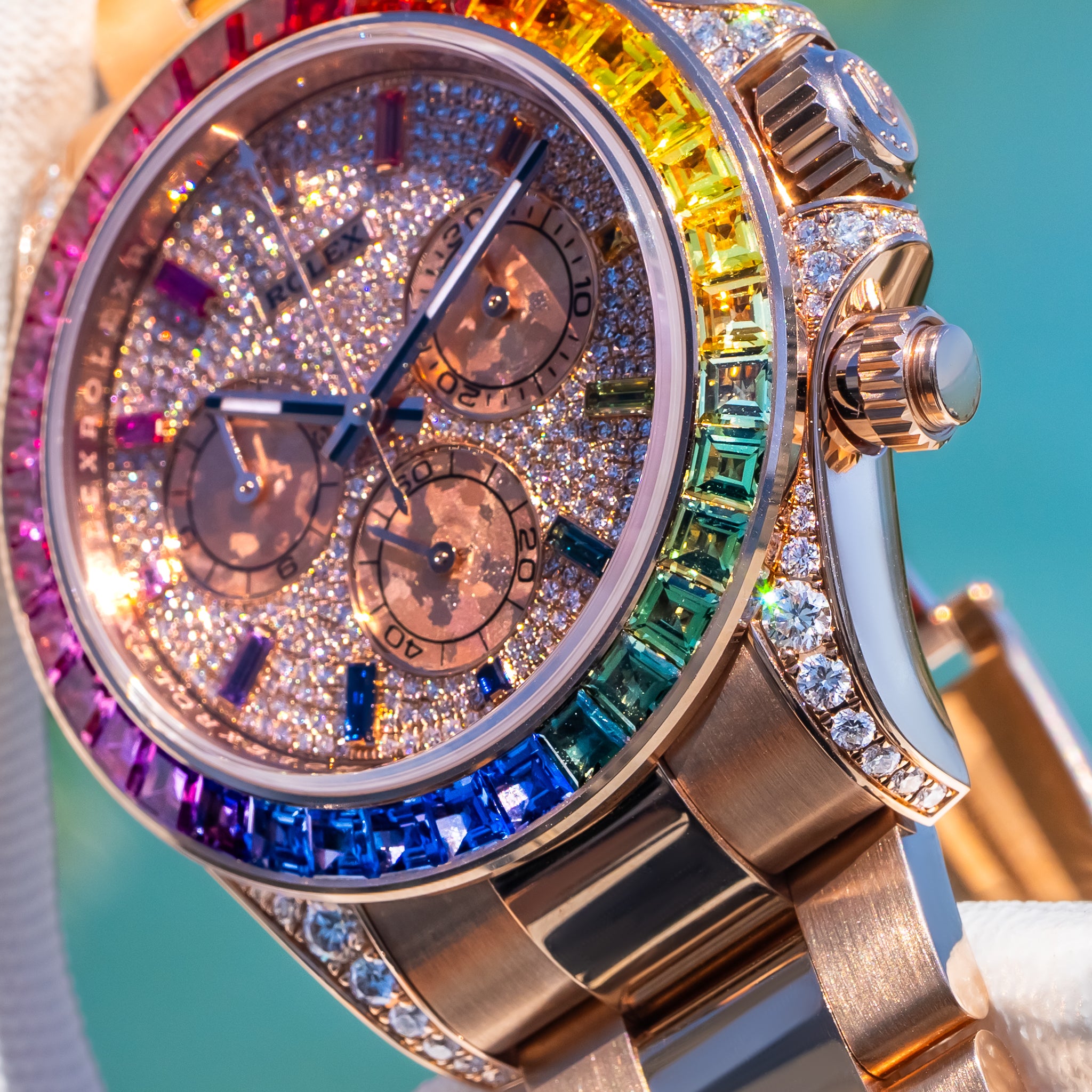 Rolex 2025 Daytona 126595RBOW Pave Dial 40mm - Image 5