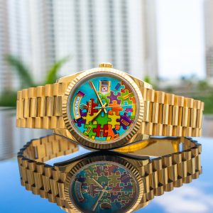 2023 Rolex Day-Date 128238 "Puzzle" Yellow Gold 36mm