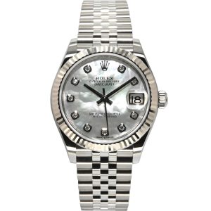 Rolex Datejust 31 31mm 278274-0006 White Mother-of-Pearl Dial with Diamonds