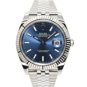 Rolex Datejust 41 41mm 126334-0002 Bright Blue Index Dial