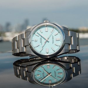 Rolex 2020 Oyster Perpetual 41mm Discontinued Tiffany dial 124300