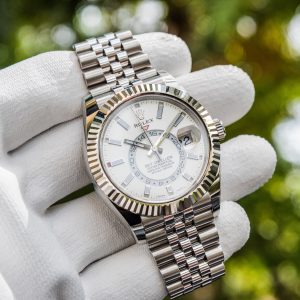 Rolex 2022 Sky-Dweller 326934 White Dial on jubilee