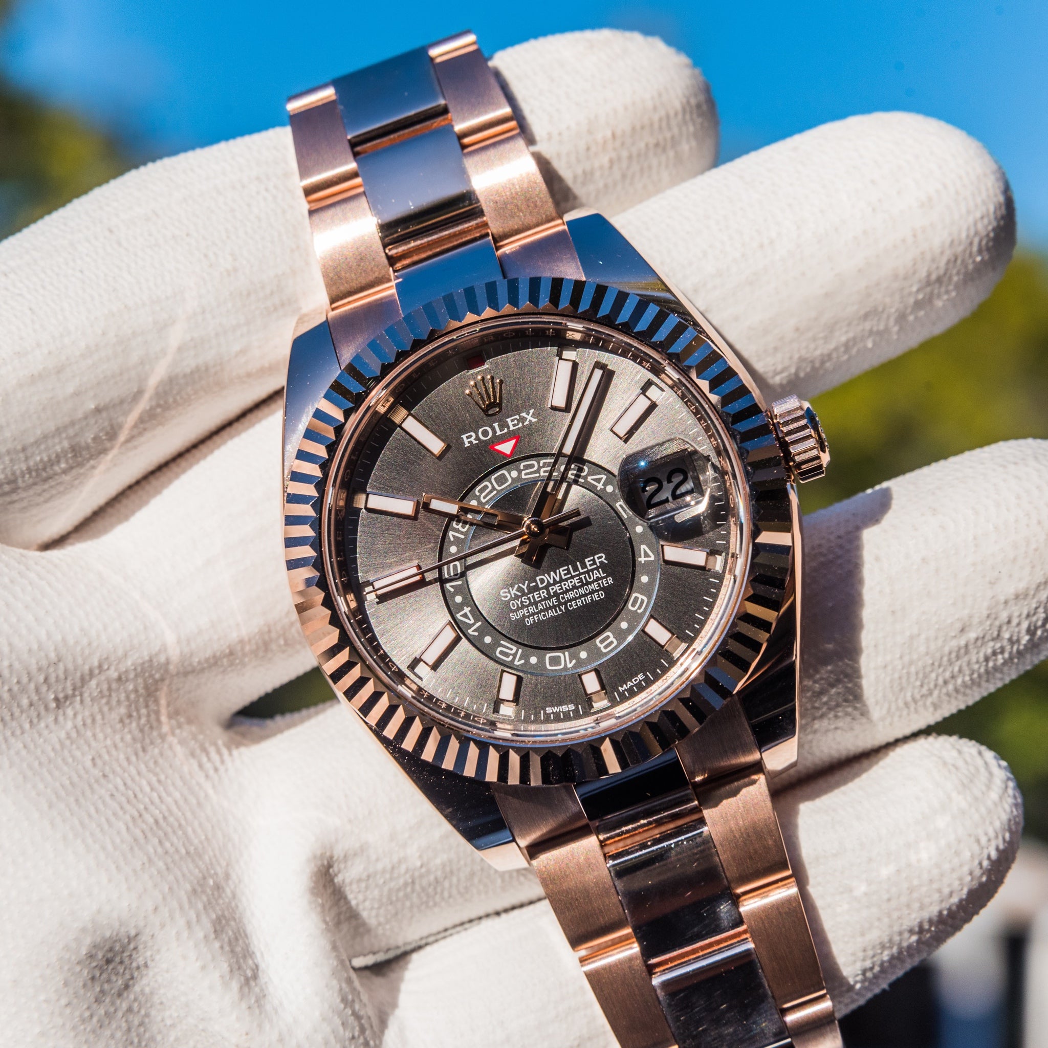 Rolex 2023 Sky-Dweller 42mm 326935 Rhodium Dial - Image 3