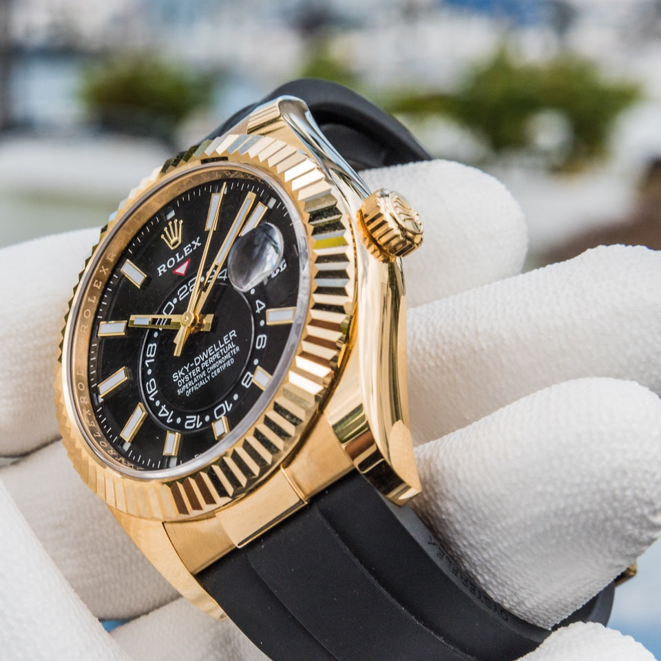 Rolex 2022 Sky-Dweller on Oysterflex Black Dial - Image 3