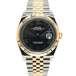 Rolex Datejust 36 36mm 126233-0055 Bright Black Roman Dial