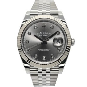 Rolex Datejust 41 41mm 126334-0006 Slate Dial with Diamonds