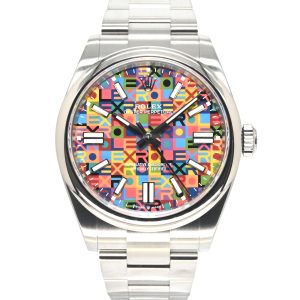 Rolex Oyster Perpetual 41 41mm 134300-0010 Multicoloured Jubilee Motif Dial