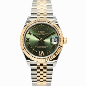 Rolex Datejust 31 31mm 278273-0016 Olive Green Dial with VI Diamonds