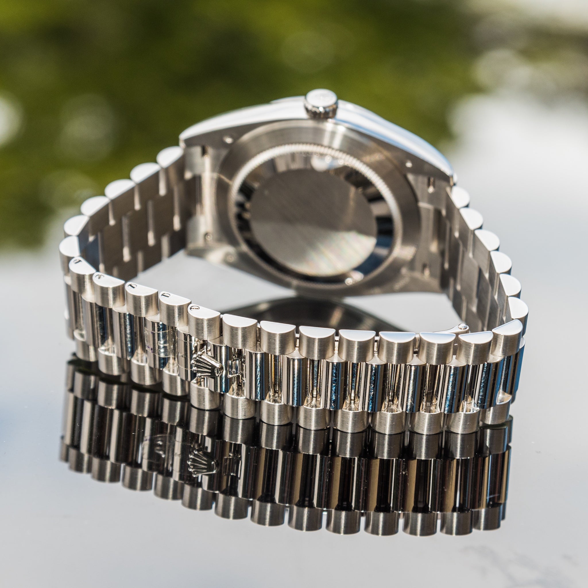 Rolex 2022 Day-Date 40mm Platinum Blue Ice Dial 228206 - Image 2