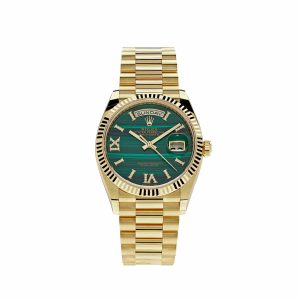 2023 Rolex Daydate 128238 Malachite
