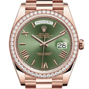 Rolex Unworn 2024 Day-Date 40mm 228345rbr Olive