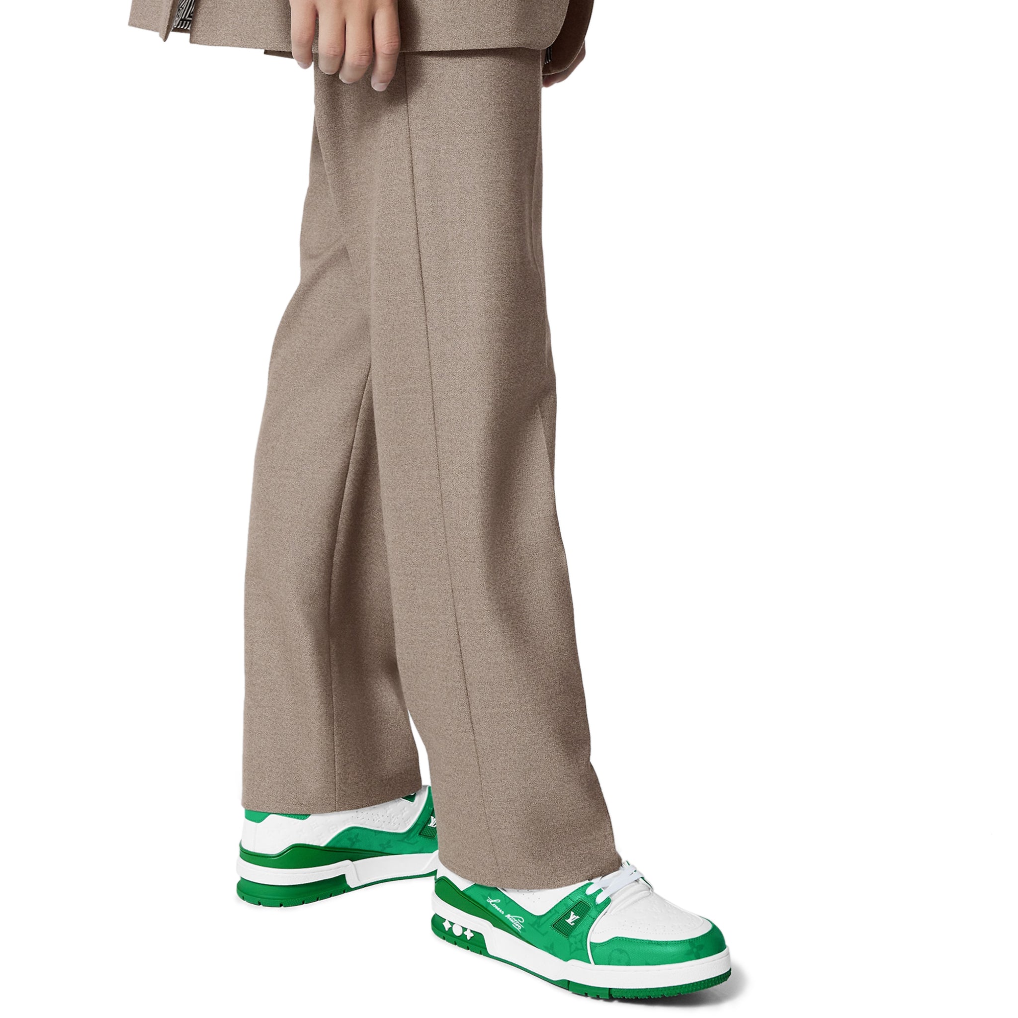 Louis Vuitton LV Trainer '54' White Green Sneaker - Image 6