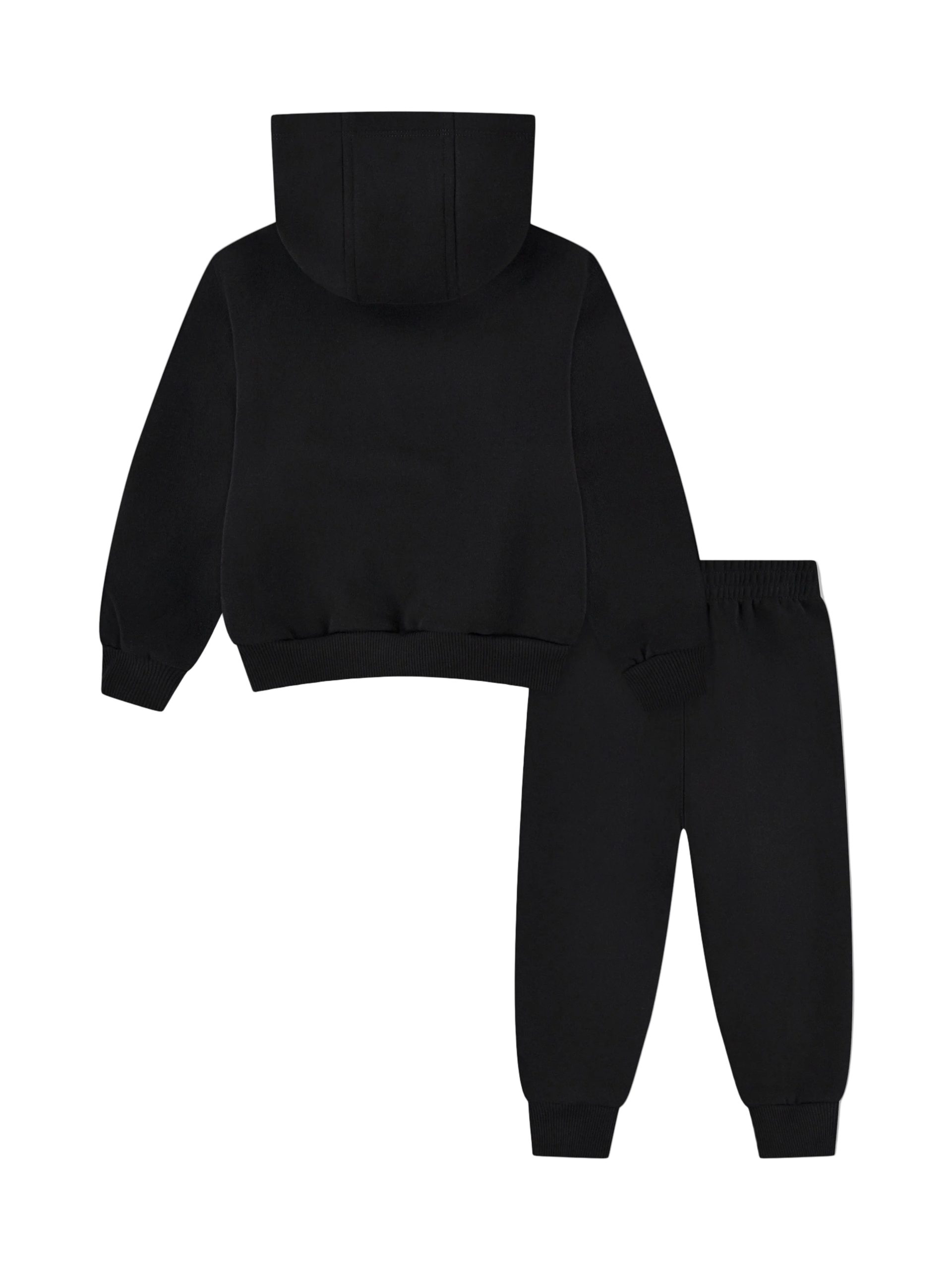 Nike Boys NSW Fleece Black Tracksuit - 图片 2