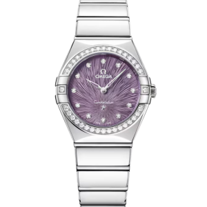 OMEGA Constellation, 28mm with Supernova Purple Dial