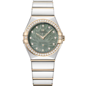 OMEGA Constellation, 28mm with Supernova Green Dial