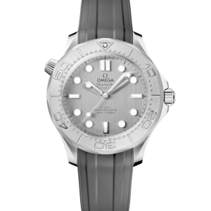 OMEGA Seamaster Diver 300m, 42mm with Gray Rubber Strap