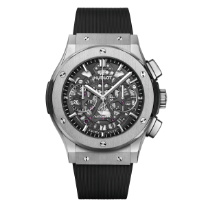 Hublot Classic Fusion Aerofusion Titanium, 45mm with Black Rubber Strap