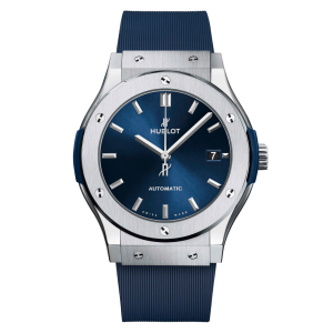 Hublot Classic Fusion Titanium Blue, 45mm with Blue Dial