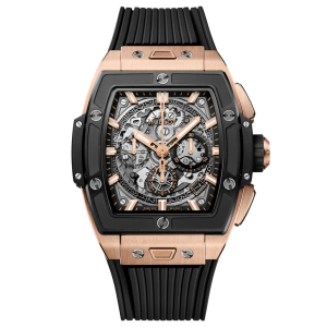 Hublot Spirit of Big Bang King Gold Ceramic, 42mm with Black Rubber Strap