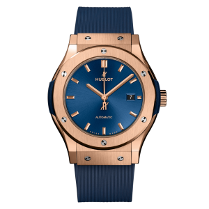 Hublot Classic Fusion King Gold Blue, 42mm with Blue Dial
