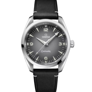 OMEGA Seamaster Railmaster, 38mm with Black Leather Strap