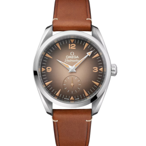 OMEGA Seamaster Railmaster, 38mm with Brown Leather Strap