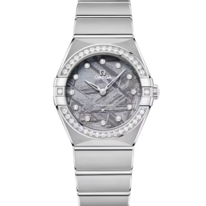 OMEGA Constellation, 28mm with Lavender Meteorite Dial