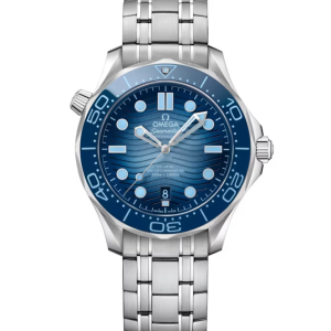 OMEGA Seamaster Diver 300m, 42mm with Summer Blue Wave Dial