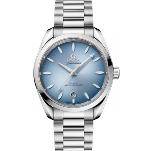 OMEGA Seamaster Aqua Terra 150M Co-Axial Master Chronometer, 38mm with Summer Blue Dial