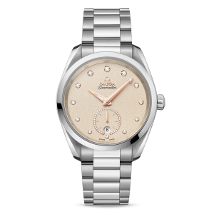 OMEGA Seamaster Aqua Terra 150m Co-Axial Master Chronometer Small Seconds 38mm with Ivory Dial
