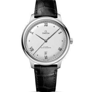 OMEGA De Ville Prestige Co-Axial Master Chronometer, 40mm with Matte Silver Dial