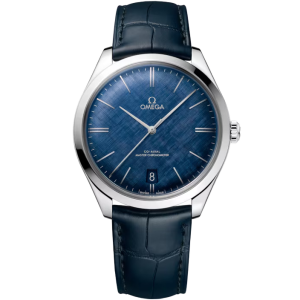 OMEGA De Ville Trésor, 40mm with Blue Leather Strap