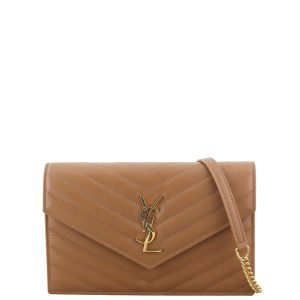 Saint Laurent Cassandre Envelope Chain Wallet