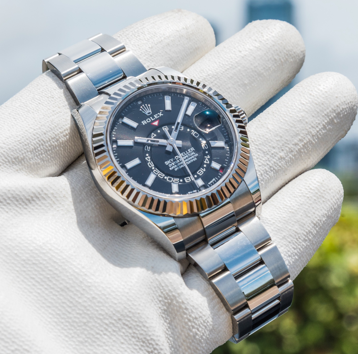 Rolex 2022 Sky-Dweller 326934 Black Dial - Image 4