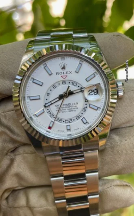 Rolex 2022 Sky-Dweller 326934 White Dial - 图片 4