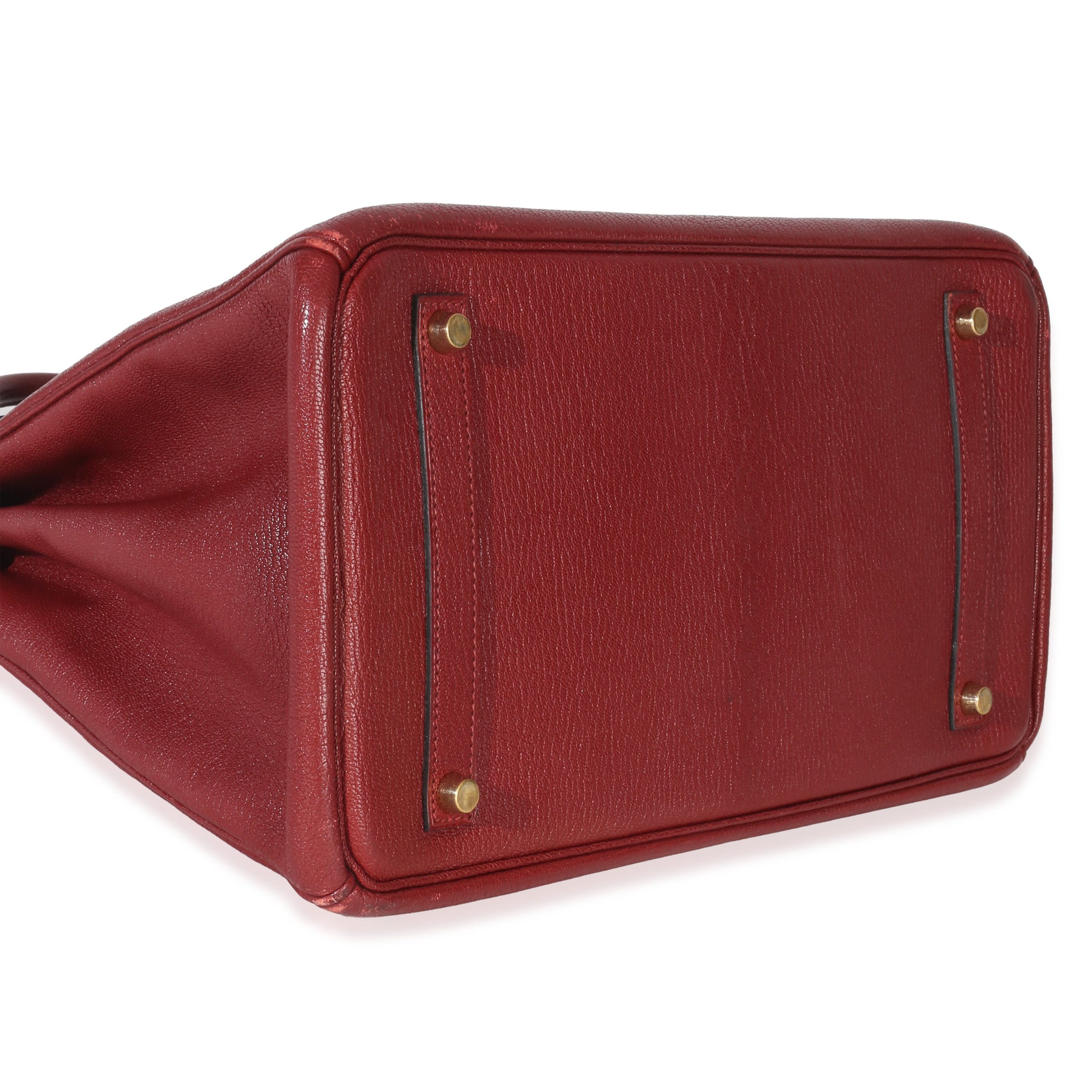 Rouge Grenat Chevre de Coromandel Birkin 35 GHW - 图片 6