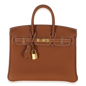 Gold Togo Birkin 25 GHW