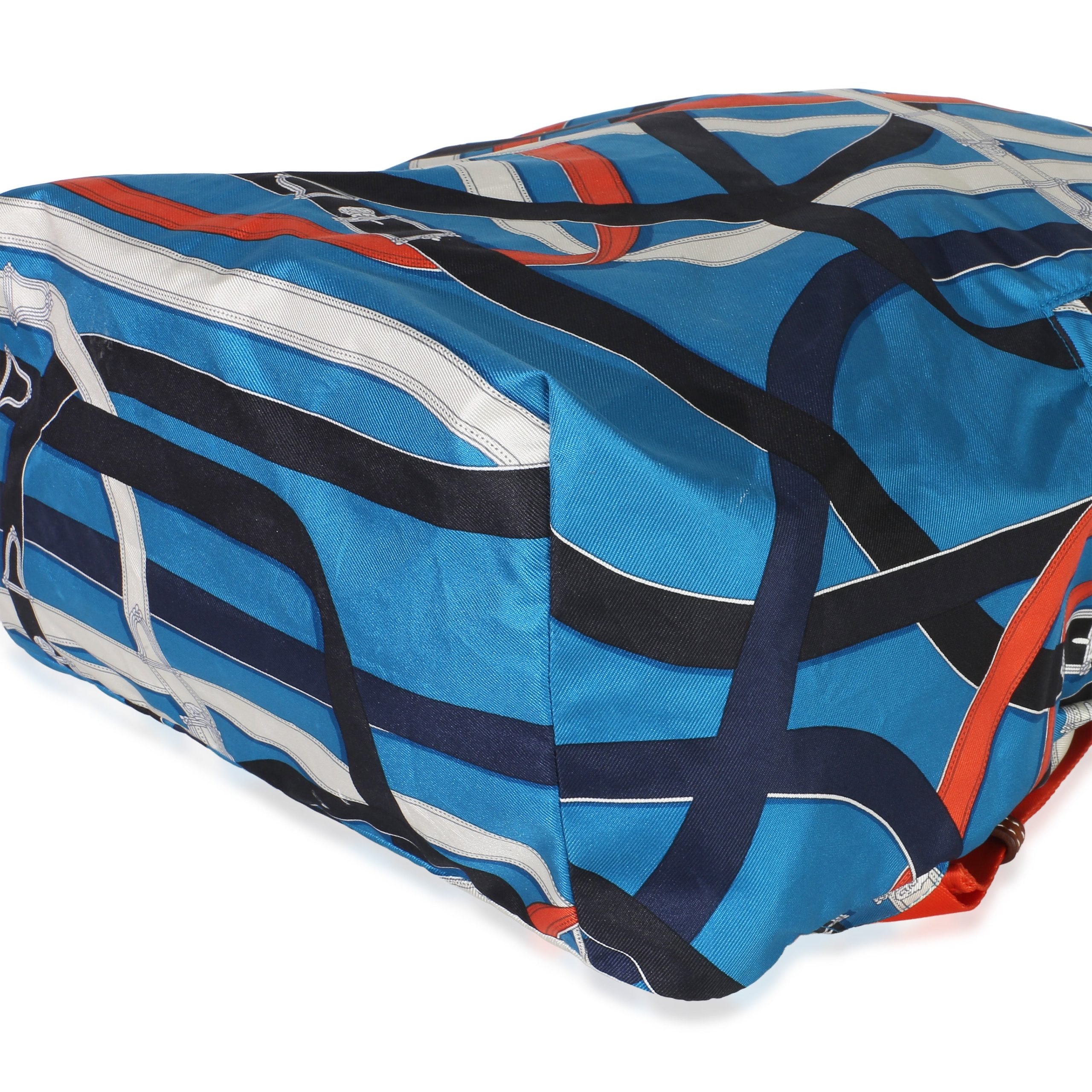 Bleu Zanibar Multicolor Cavalcadour Airsilk Backpack - 图片 7
