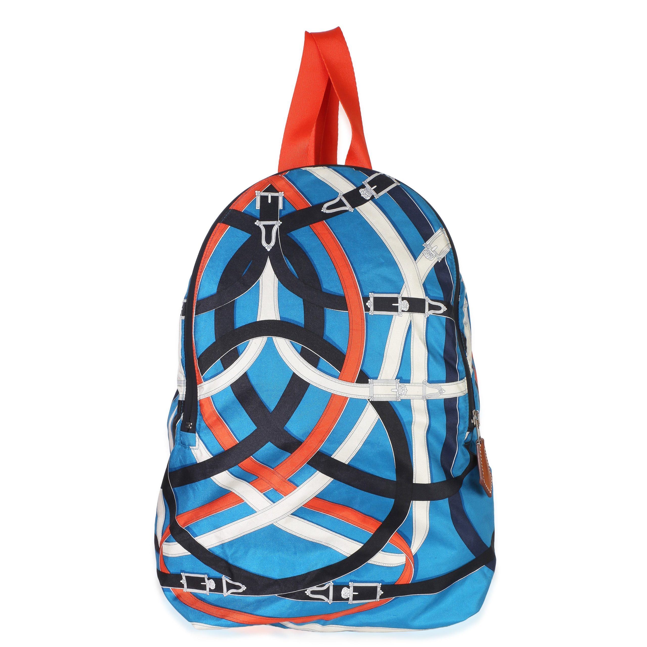 Bleu Zanibar Multicolor Cavalcadour Airsilk Backpack