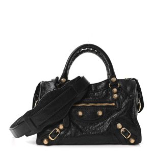 Agneau Giant 12 Gold Hardware Mini City Black