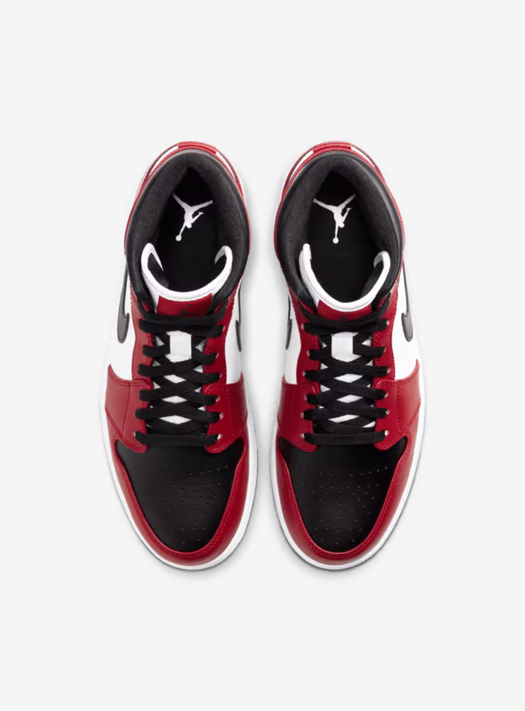 Air Jordan 1 Mid Chicago Black Toe - Image 4